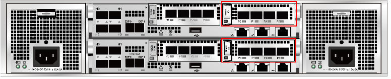 OceanStor 5500v3 back view